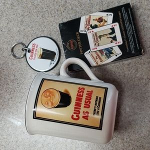 Guinness Mug, Cards & Keychain from Ireland
